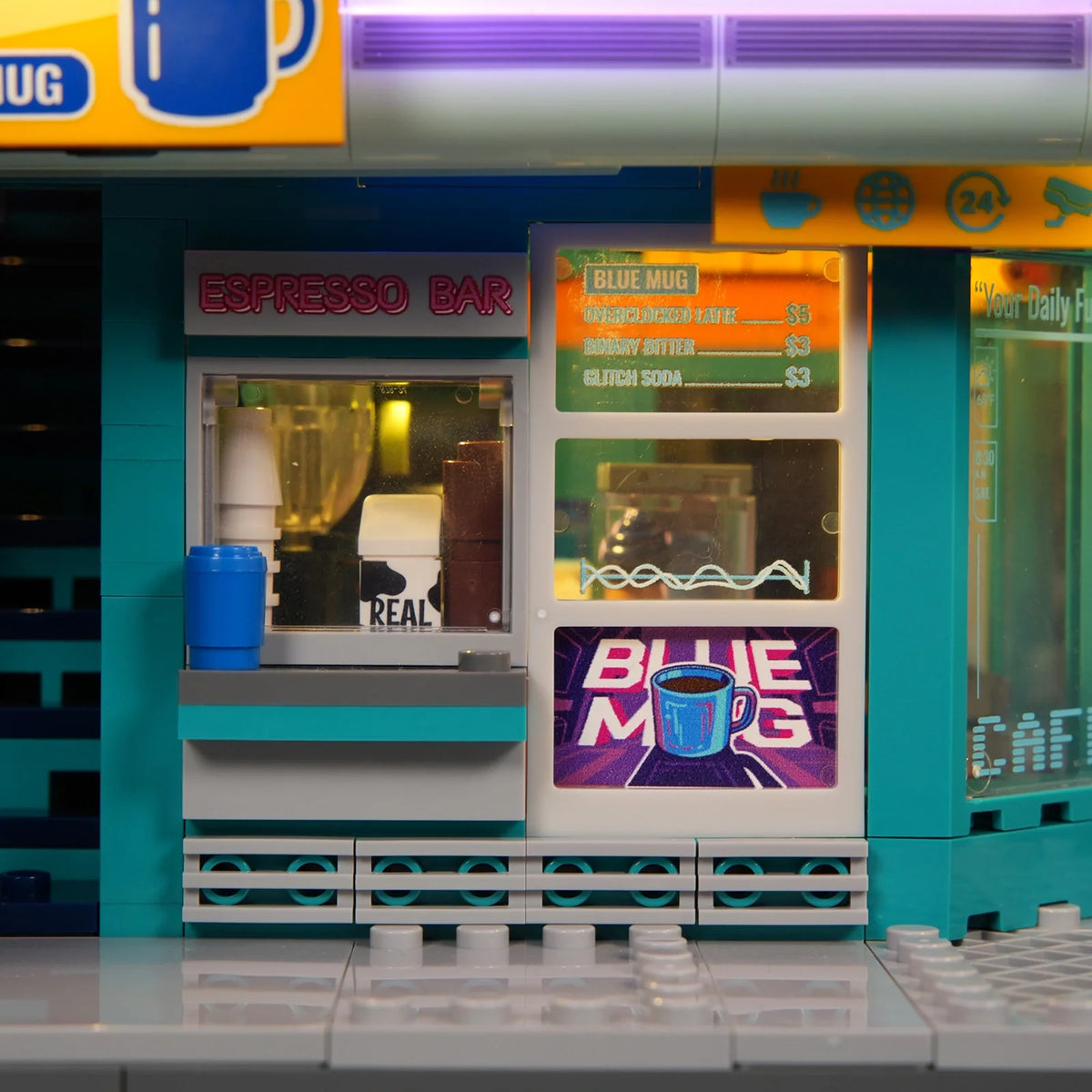 Lumibricks Detective's Office (2134 pcs) building set with built-in LED lights