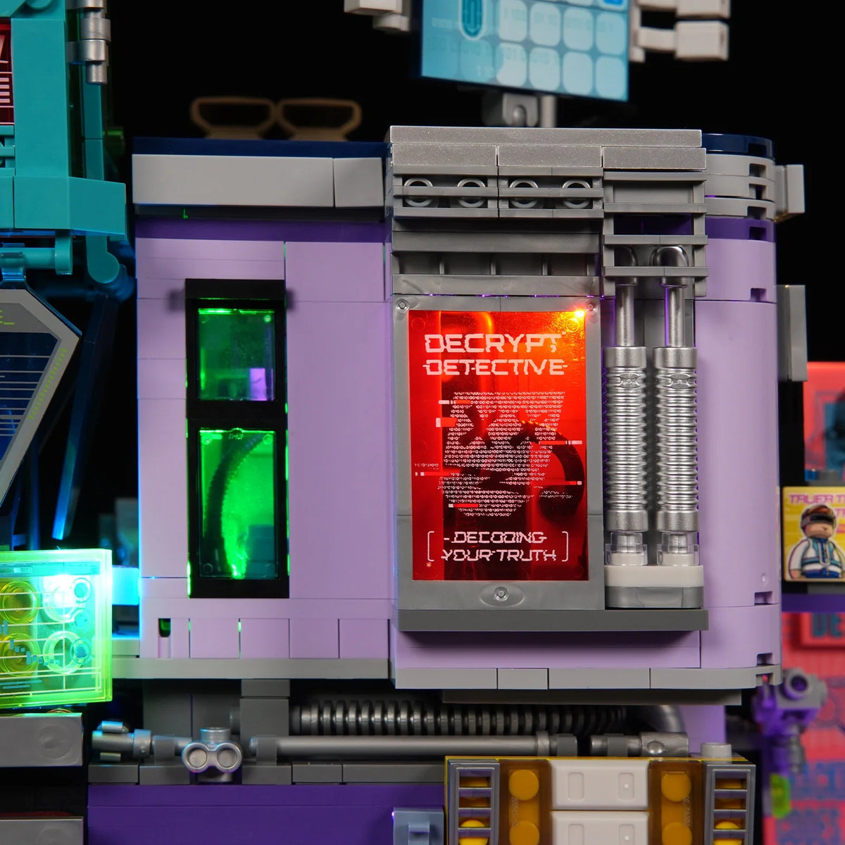 Lumibricks Detective's Office (2134 pcs) building set with built-in LED lights