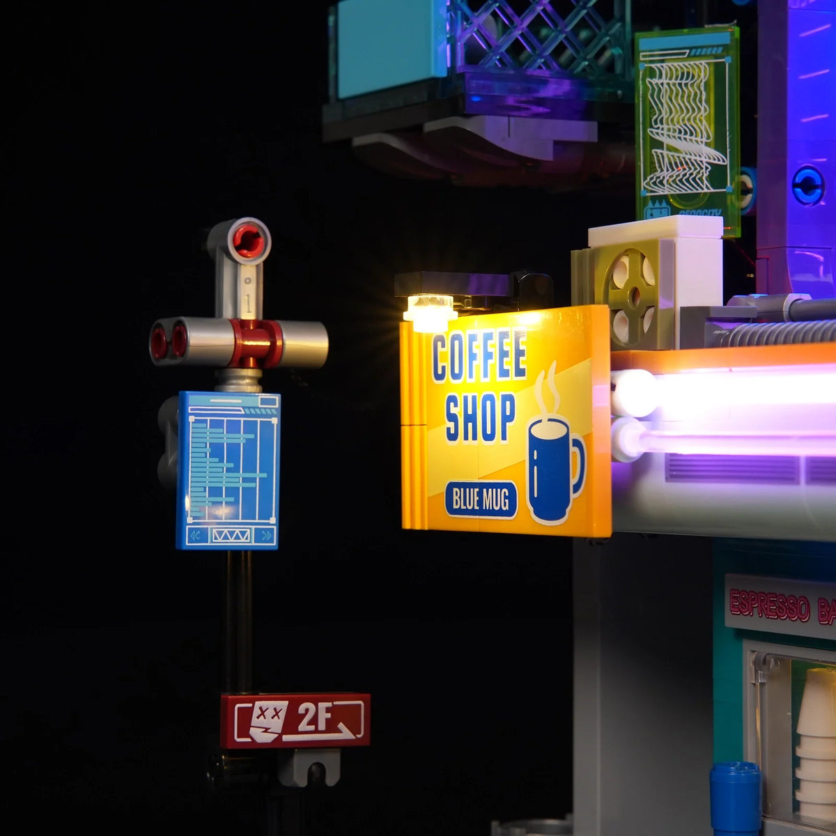 Lumibricks Detective's Office (2134 pcs) building set with built-in LED lights