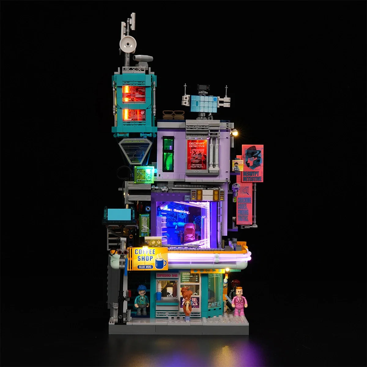 Lumibricks Detective's Office (2134 pcs) building set with built-in LED lights
