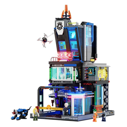 Cyberpunk Police HQ