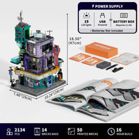 Lumibricks Detective's Office (2134 pcs) building set with built-in LED lights