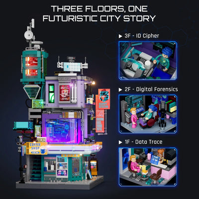 Detective's Office: Three Floors, One Futuristic City Story