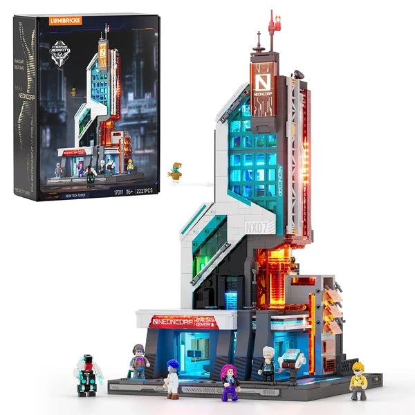 Neon Tech Tower