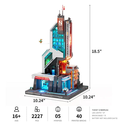 Neon Tech Tower
