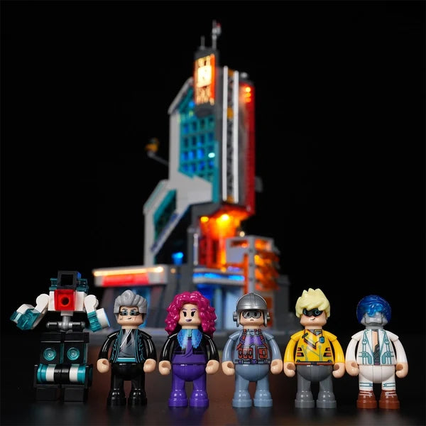 Neon Tech Tower