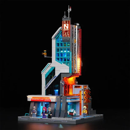 Neon Tech Tower