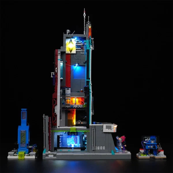 Neon Tech Tower