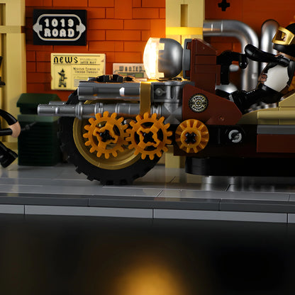 Steampunk Motorcycle Pursuit