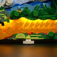 Wheat Field with Cypresses